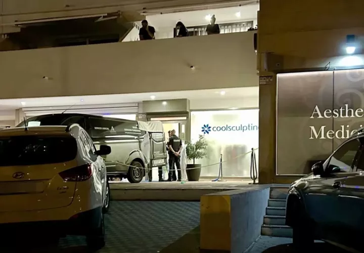 Lugar donde un cirujano fue asesinado a tiros en Marbella. EFE/Esther Gómez