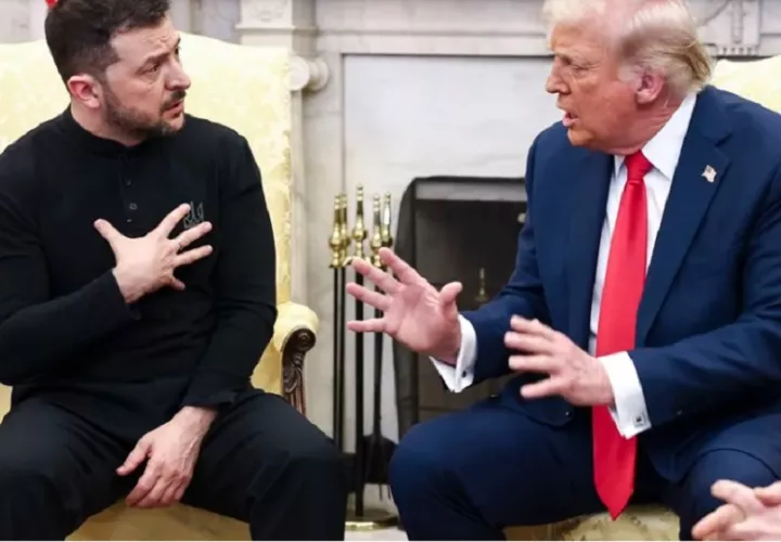 Trump y Zelensky han tenido varias diferencias desde la guerra. Foto: EFE