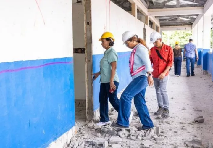 Daños en centros educativos. Foto: Cortesía