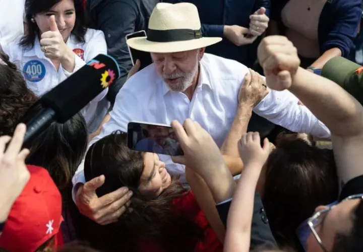 El candidato presidencial y actual presidente de Brasil, Luiz Inácio Lula da Silva. Foto: EFE