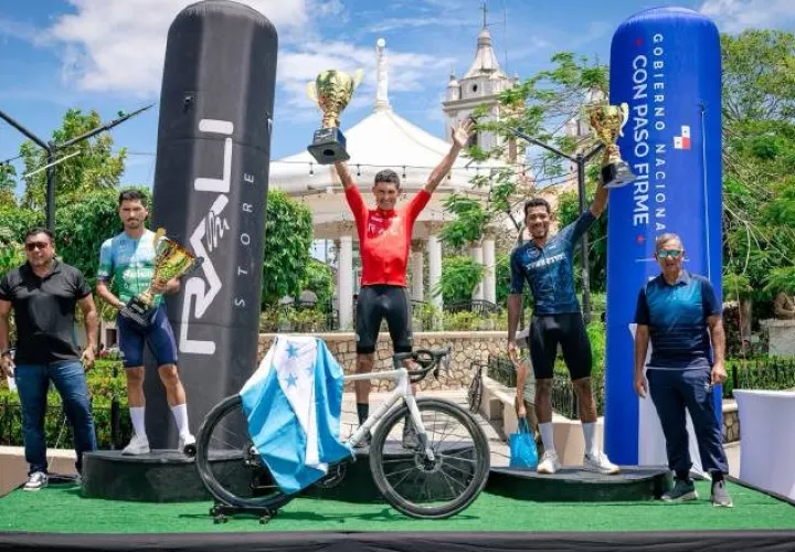 Fred Matute es el nuevo campeón del Tour de Panamá.Foto: Fepaci