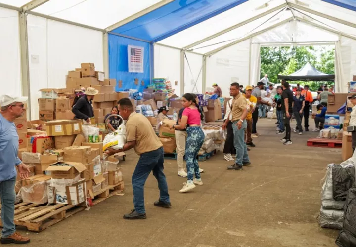 Se han trasladado más de 331 toneladas de agua potable. Foto: Cortesía