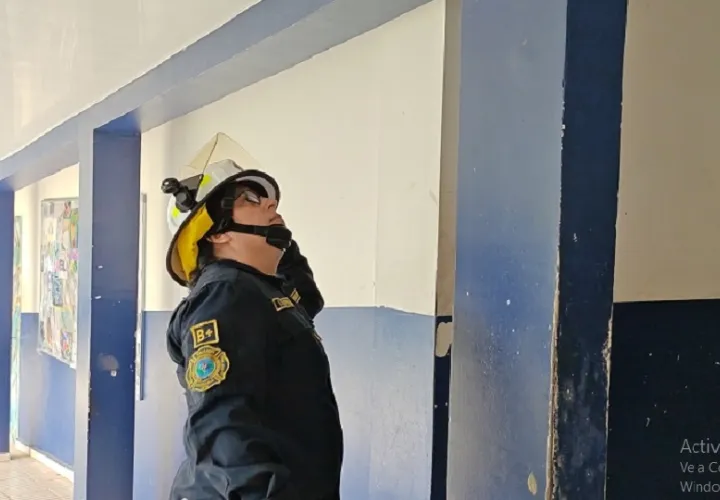 Además de las escuelas, también fueron inspeccionados los edificios de varias dependencias del Municipio de La Chorrera. Foto. Eric Montenegro