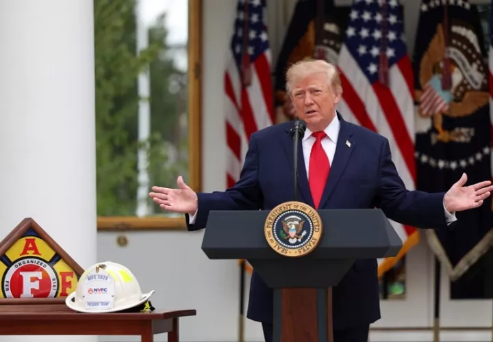 El presidente de Estados Unidos, Donald Trump. Foto: EFE