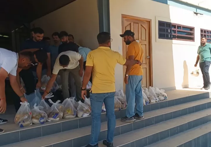 Familias recibieron productos de primera necesidad, Foto. Melquíades Vásquez