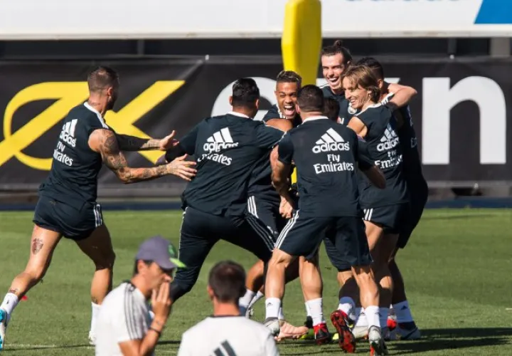 En el Real Madrid hay un buen ambiente, pese al resultado del último juego. EFE