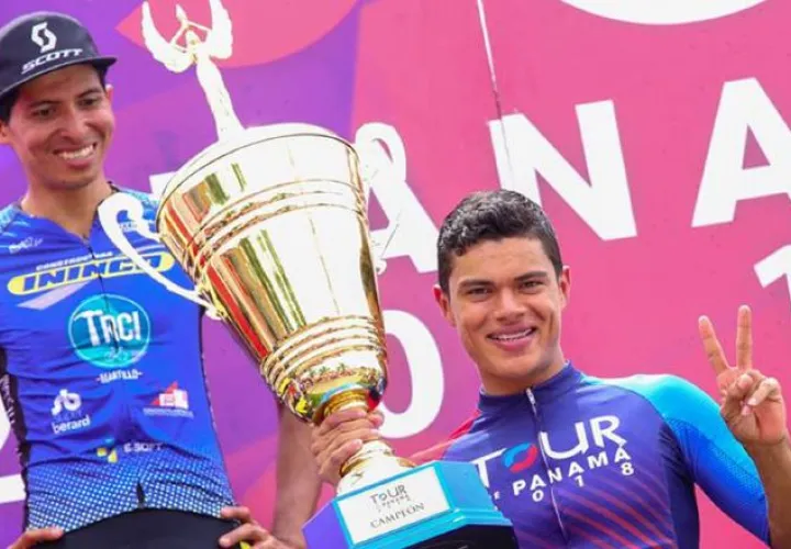 Carlos Samudio encabezó la clasificación general del Tour. /Foto Fepaci