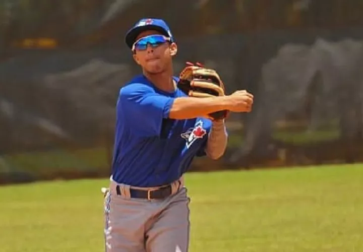 Adrián Montero, de los Azulejos de Toronto, figura en la lista del técnico Dimas Ponce para el próximo premundial. /Foto Cortesía