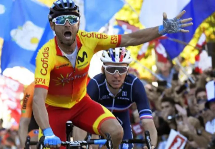 Alejandro Valverde es campeón del mundo.