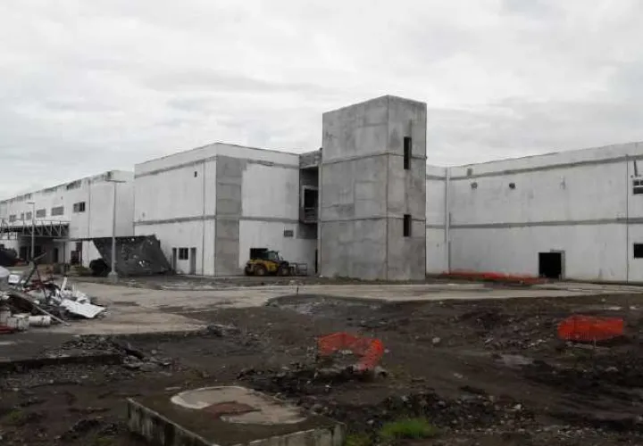 Así marcha la construcción del hospital de Bugaba, en Chiriquí. José Vásquez