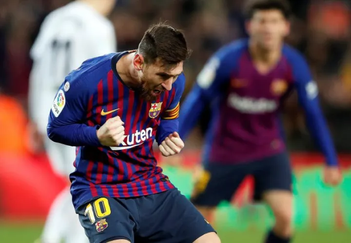 Messi resolvió cuando el Barcelona lo necesitaba. EFE