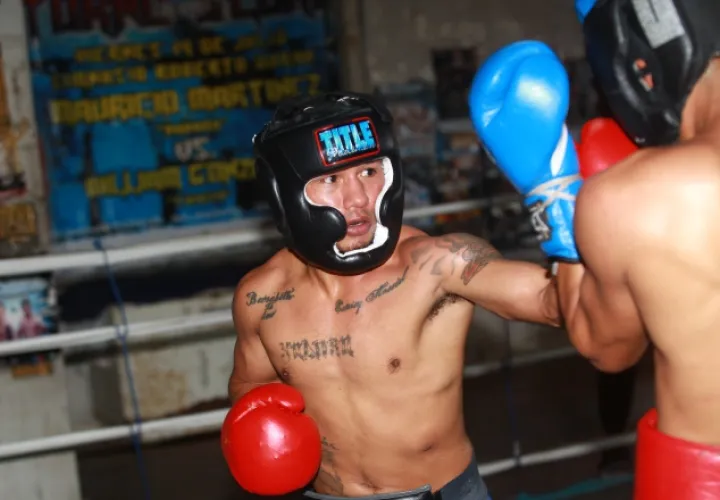 Luis "El Nica" Concepción en sus entrenamientos para volver al tinglado. Anayansi Gamez