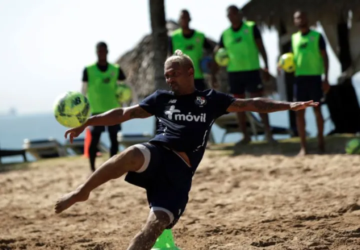 Gilberto Rangel de la selección de Panamá. EFE
