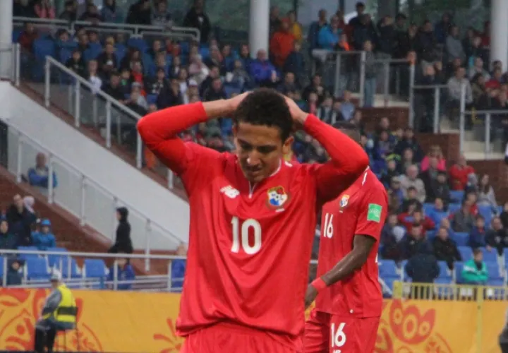 Ángel Orelién tuvo la oportunidad más clara de anotar para Panamá. @Fepafut