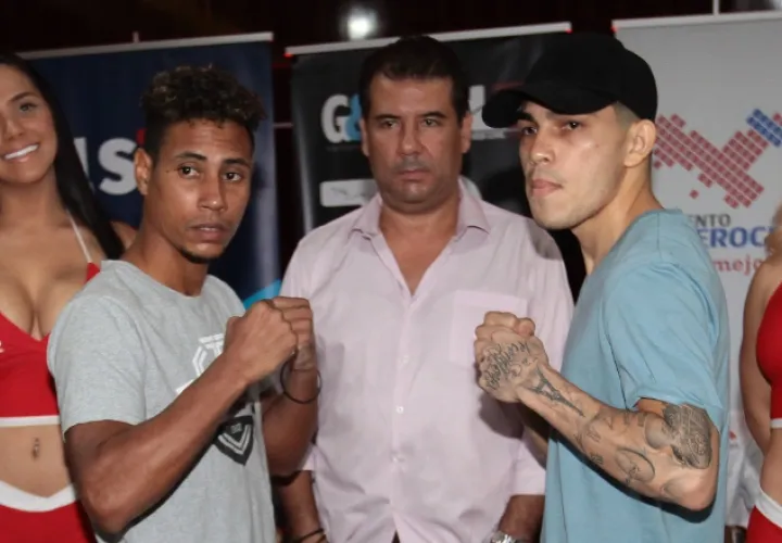 Norlan Yera y el colombiano Leonardo Carrillo. Anayansi Gamez