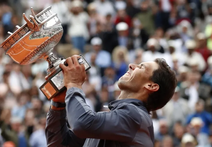 El español  Rafael Nadal se lleva el  Abierto de Francia.  AP