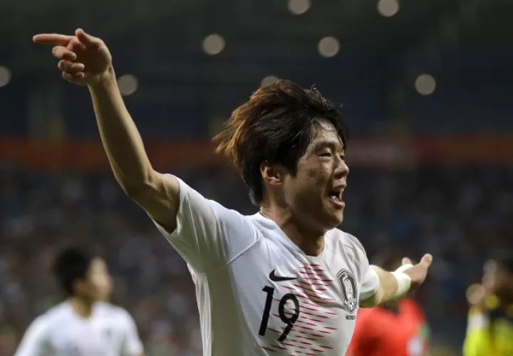 Choi Jun, goleador surcoreano. AP