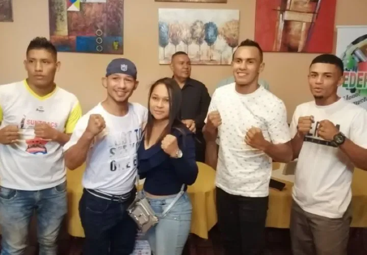 Boxeadores que verán acción en el gimnasio Los Naranjos en Chiriquí. @pyedelistmo