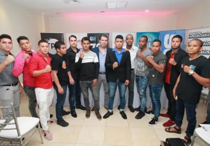 Pugilistas que estarán en Zona Box 8. @Foto/amigo_diegobox