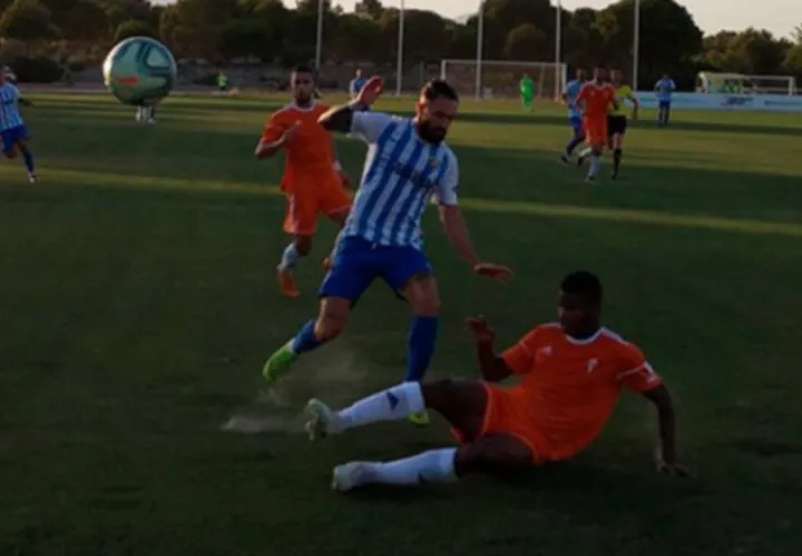 Escobar durante el juego.