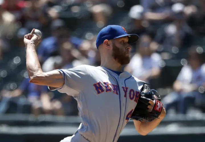 Zack Wheeler  en acción.