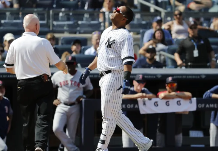 Edwin Encarnación bateador designado de los Yanquis. AP