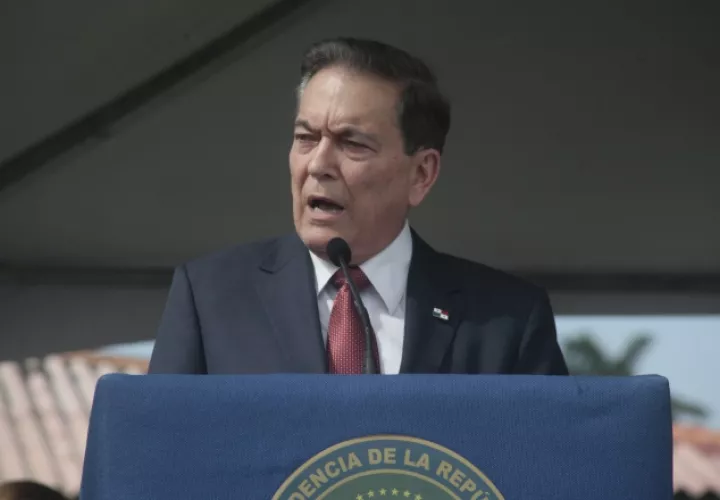 Presidente de la República, Laurentino Cortizo.