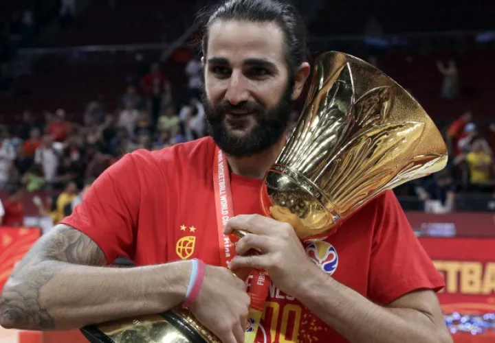 Ricky Rubio fue el mejor jugador de la final. AP