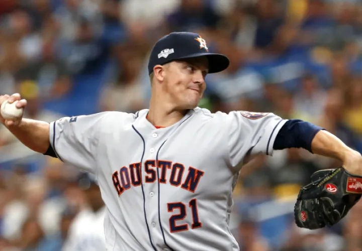 Zack Greinke intentará frenar la ofensiva de los Yanquis. Foto AP