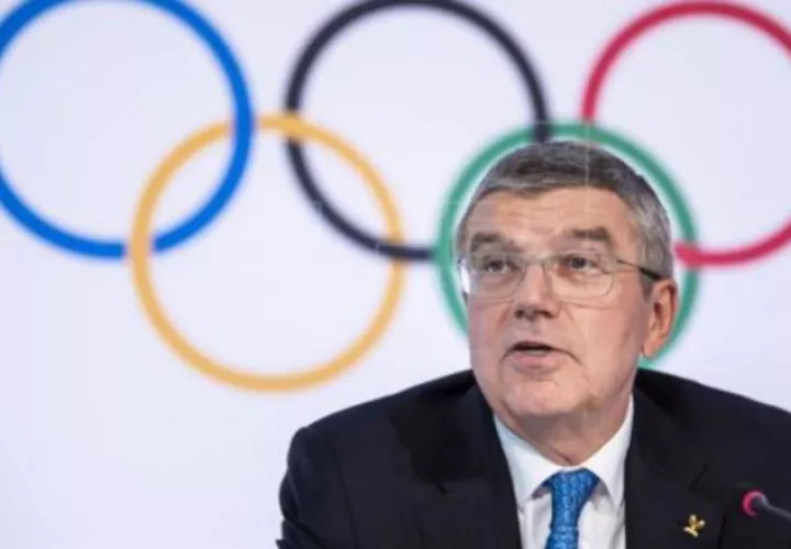 Thomas Bach presidente del COI. Foto:EFE