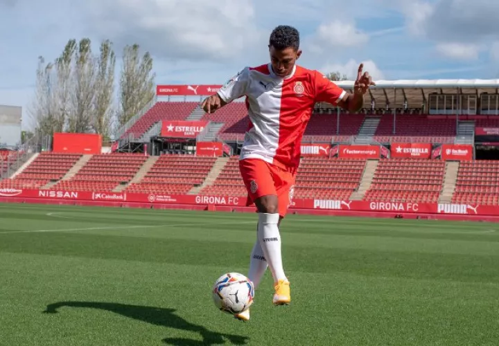 Edgar Yoel Bárcenas. Foto:@GironaFC