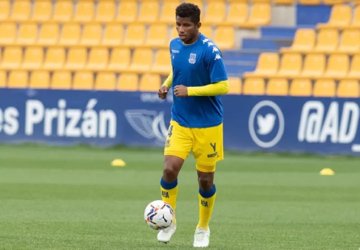 El panameño Fidel Escobar jugador de Alcorcón. Foto:@alcorcón