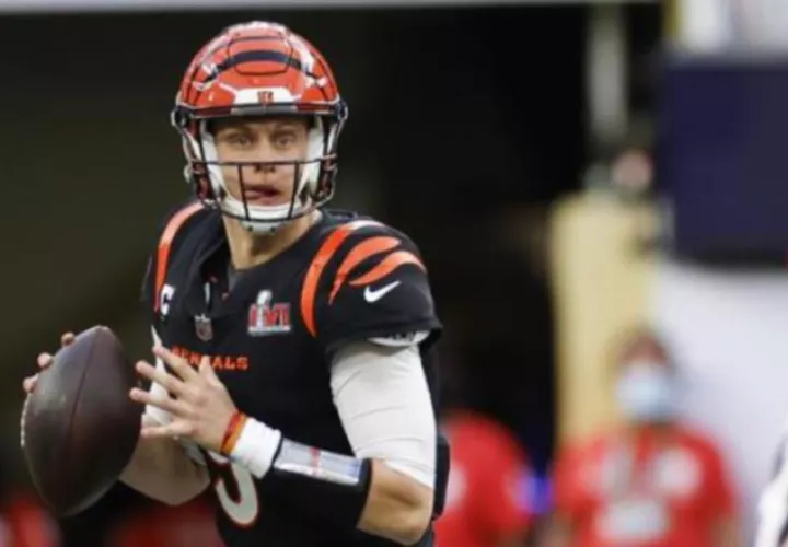 Joe Burrow, mariscal de los Cincinnati Bengals. Foto:EFE