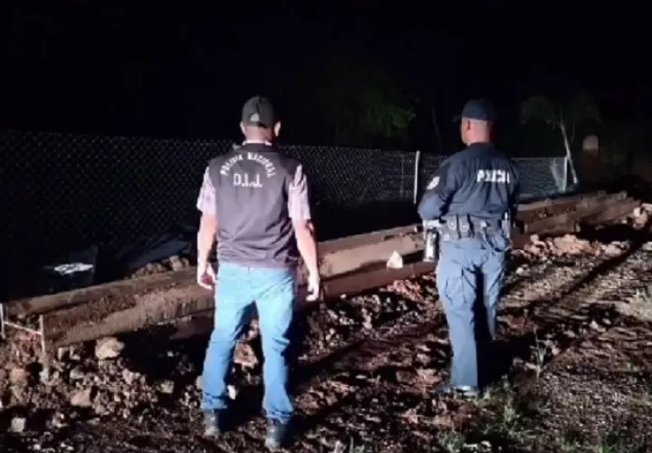 Operación en la que ubicaron 10 vigas H en la provincia de Veraguas.  Cortesía
