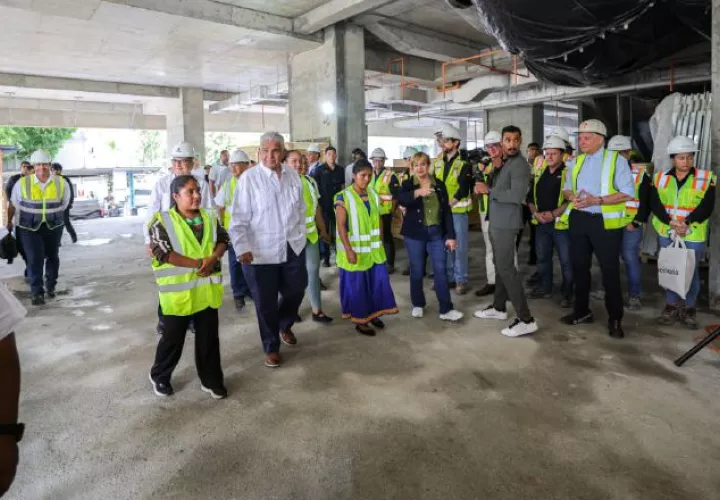 El presidente Mulino recorrió la obra el pasado 30 de abril.  Cortesía