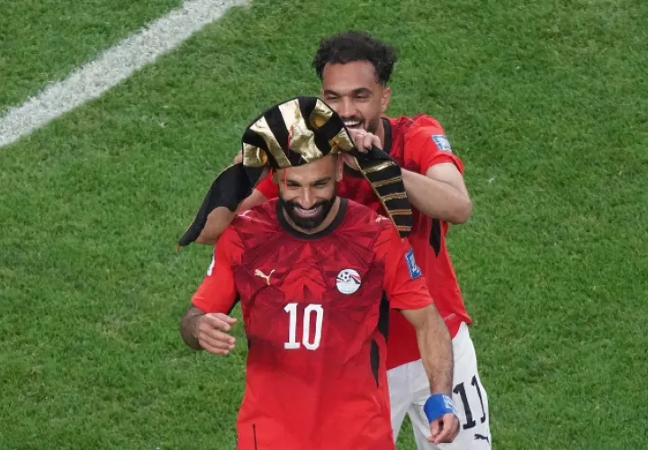 Mohamed Salah, capitán de Egitpto. Foto:EFE
