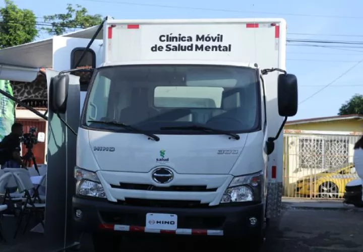 Este vehículo se adentrará en las calles y veredas del distrito de San Miguelito para la atención mental de pacientes que lo requieran.  Cortesía