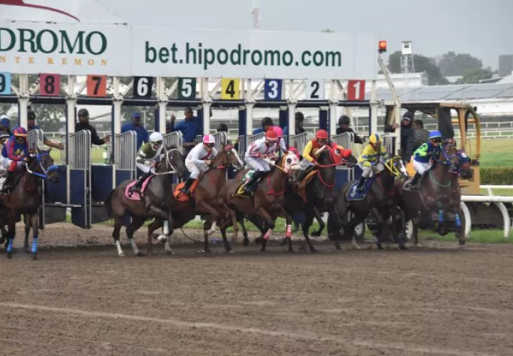 La carrera es una de las más esperada en el Hipódromo Presidente Remón. Foto: Boris Valdivieso. 