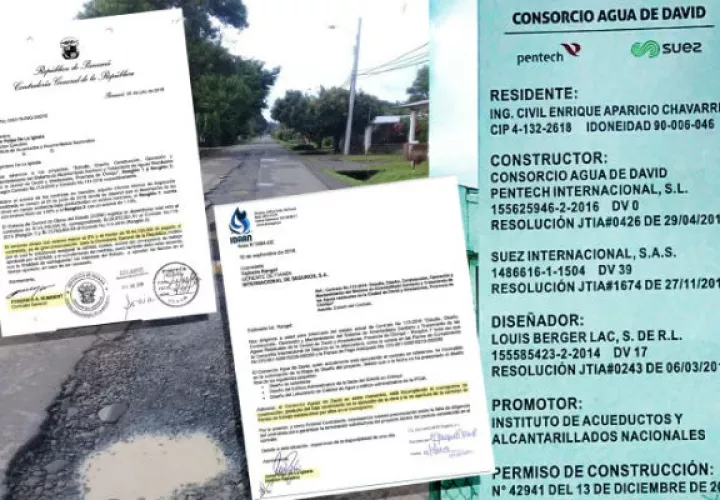 Documentos oficiales confirman la preocupación del Idaan y la Contraloría por el fracaso del proyecto. Foto/Cortesía