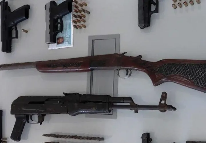 Armas de fuego de todo tipo han sido incautadas este año por la Policía Nacional en el territorio panameño. 