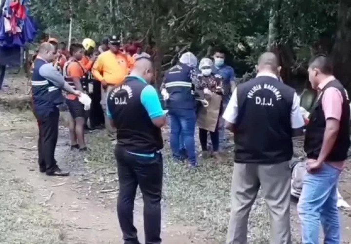 El área donde fue ubicado el cuerpo del extranjero.  