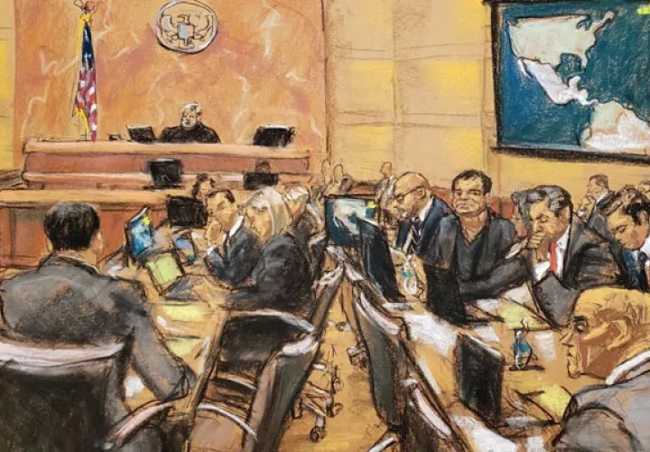 A lo largo del juicio de Joaquín "El Chapo" Guzmán se han presentado varios testigos, entre ellos, alías "Chupeta". Foto/Archivo