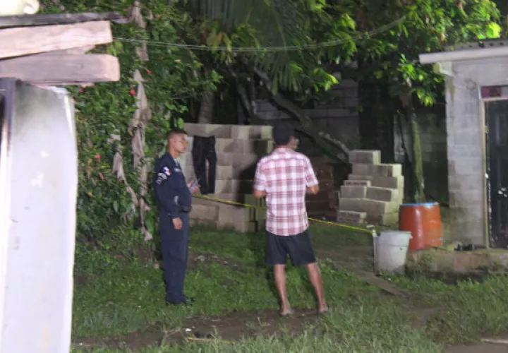 Lugar donde se dieron los hechos, donde falleció una persona en el sector de Guayabal, en la provincia de Colón.