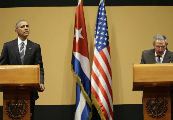 Declaración conjunta de los presidentes. Foto/ AP