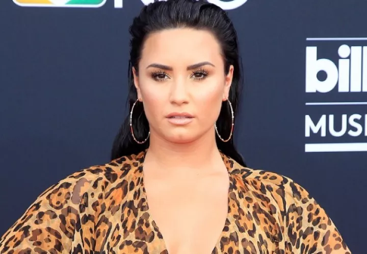 Demi Lovato  ha deseado un feliz día a todos sus simpatizantes. 