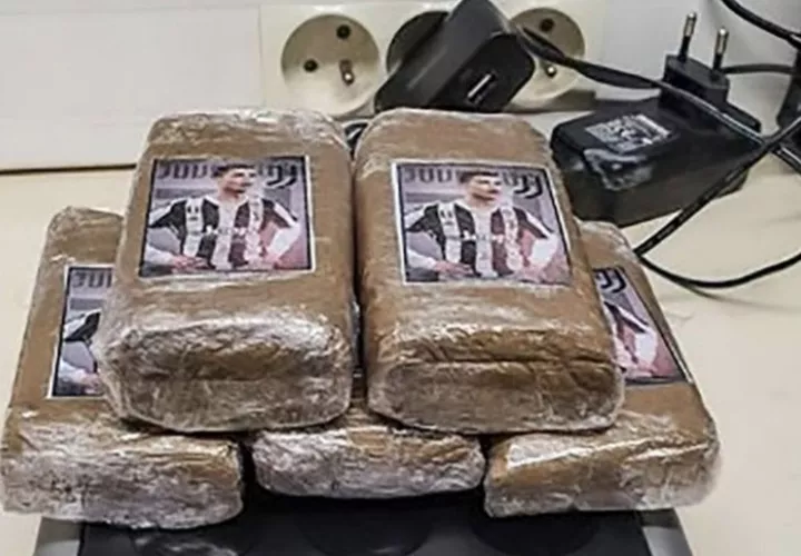Droga decomisada por las autoridades italianas.