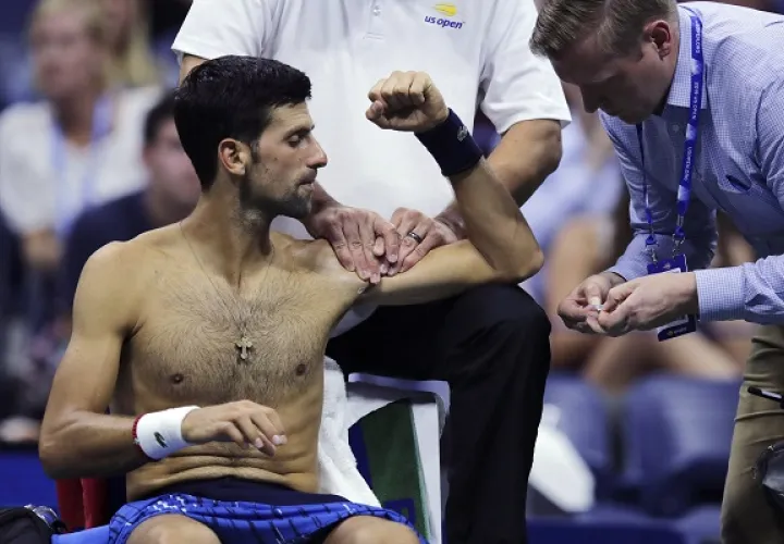 Djokovic se negó magnificar la naturaleza de su lesión.