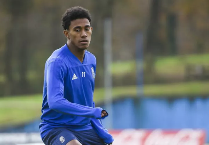 Edgar Yoel Bárcenas lleva seis goles en la campaña. Foto Real Oviedo