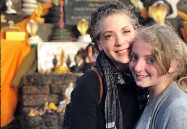 Edith González y su hija Constanza. Foto: Instagram