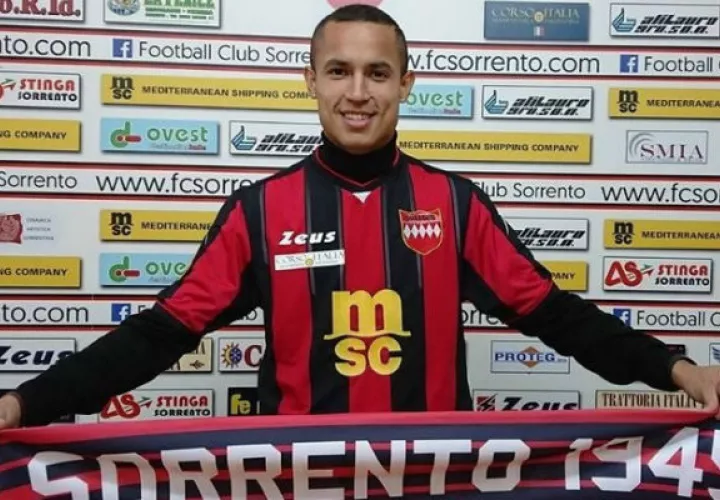 ¡Al Calcio! Panameño Eric Herrera jugará con el Sorrento de Italia. Foto: Panamá América.